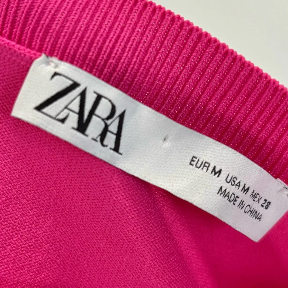 Zara pink cropped bolero cardigan - Picture 5 of 6